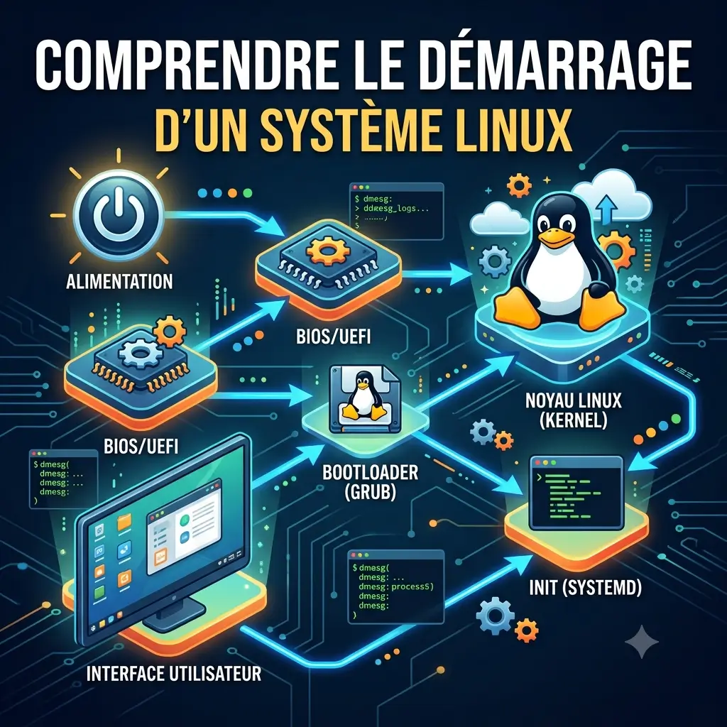 Miniature Comprendre le démarrage d'un système Linux